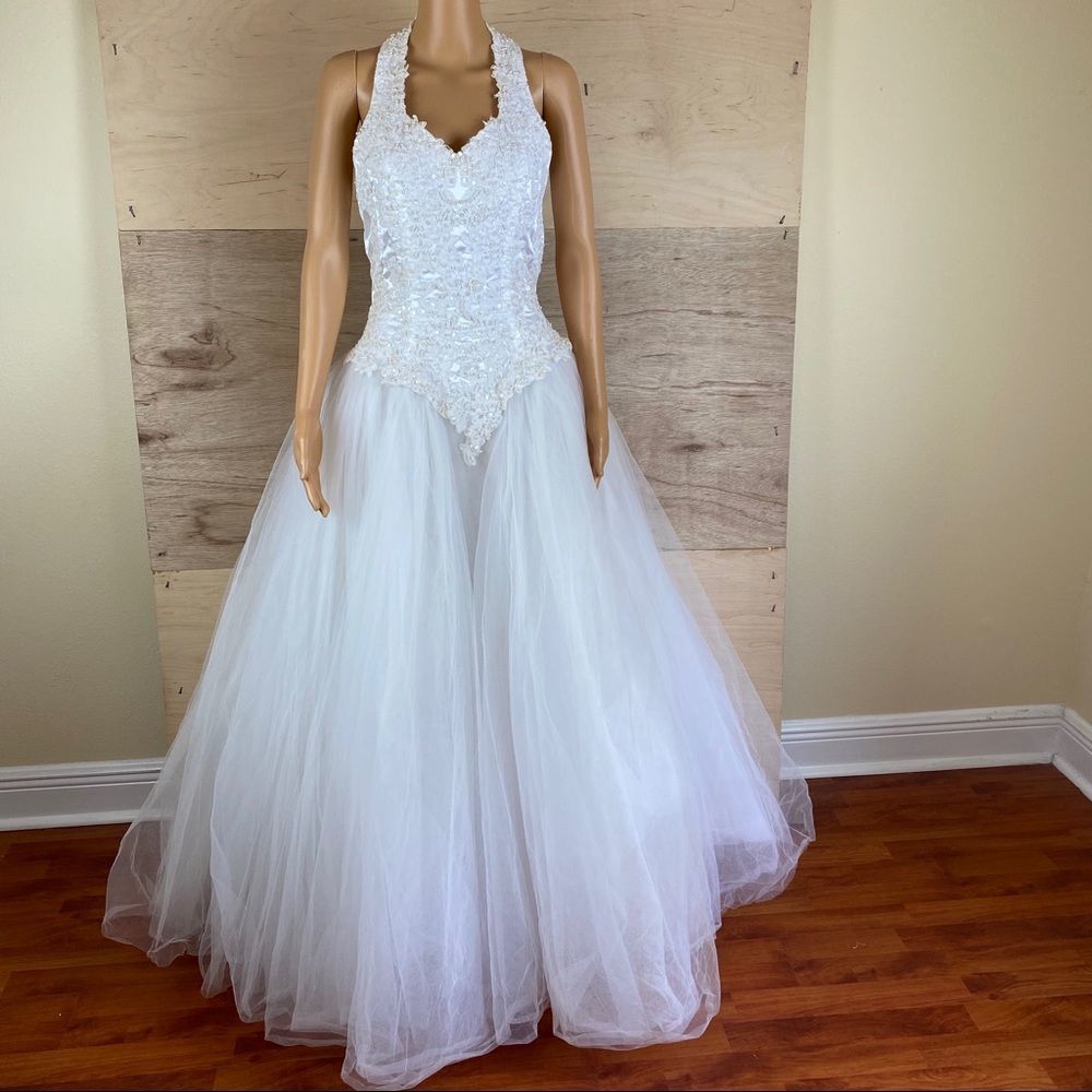 Oleg Cassini Toile Wedding Gown